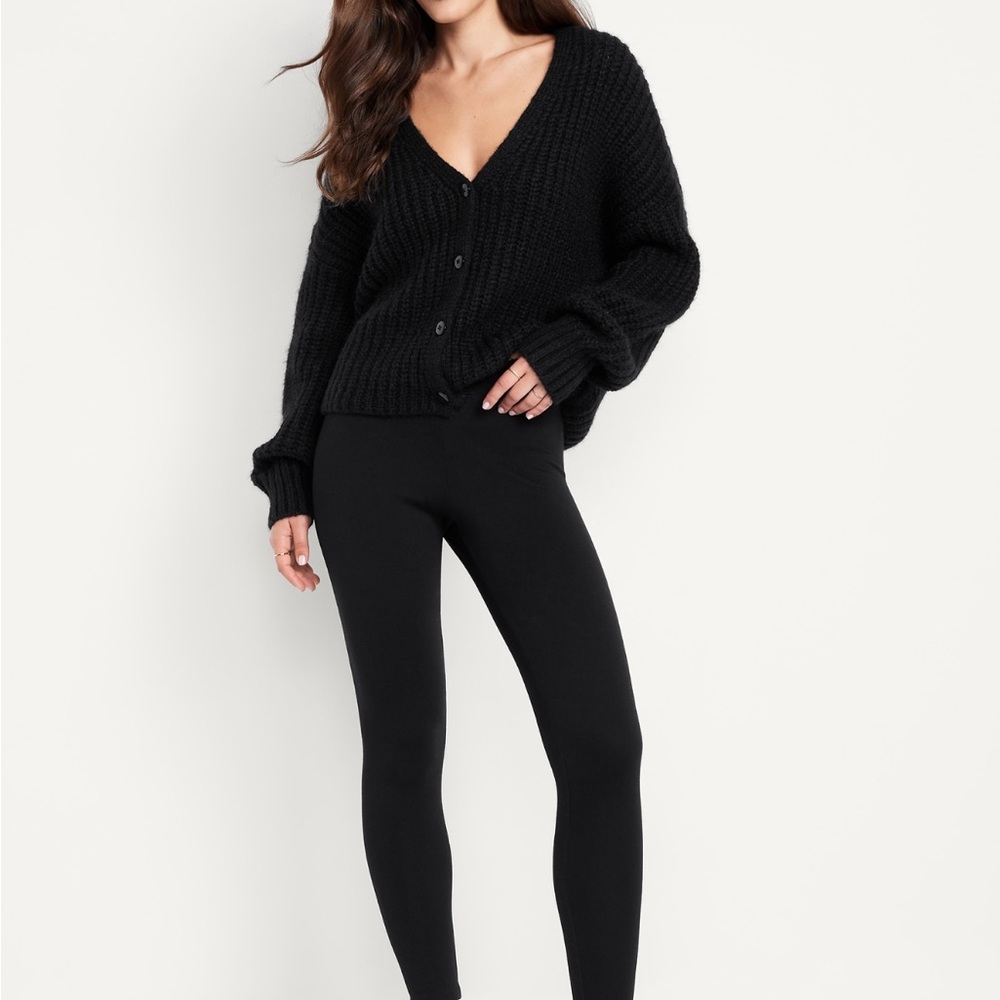 NWT Fleece Lined Black Women's Leggings